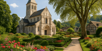 Dans l’Eure, ce plus beau village de France normand séduit par son prieuré millénaire (Le Bec-Hellouin)