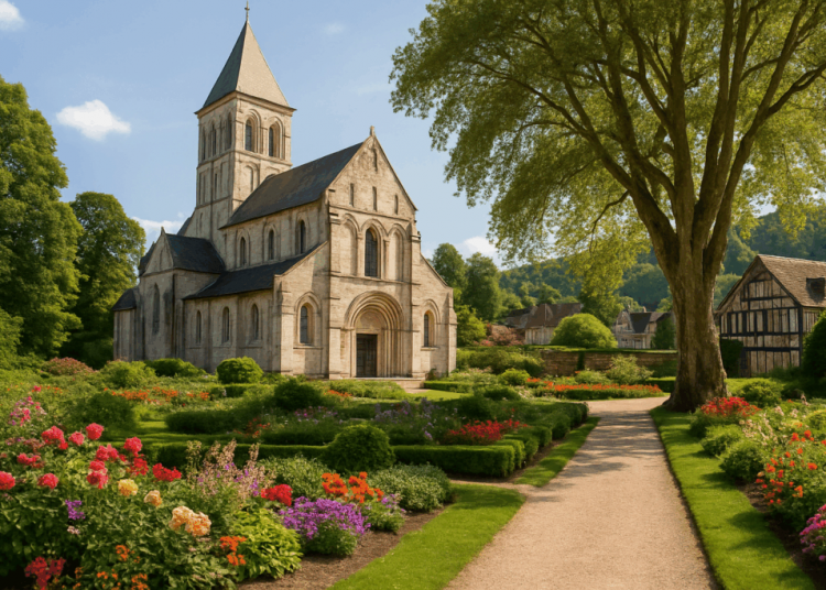 Dans l’Eure, ce plus beau village de France normand séduit par son prieuré millénaire (Le Bec-Hellouin)