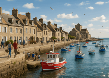 Dans la Manche, ce plus beau village de France normand dévoile un port authentique au bord de la mer