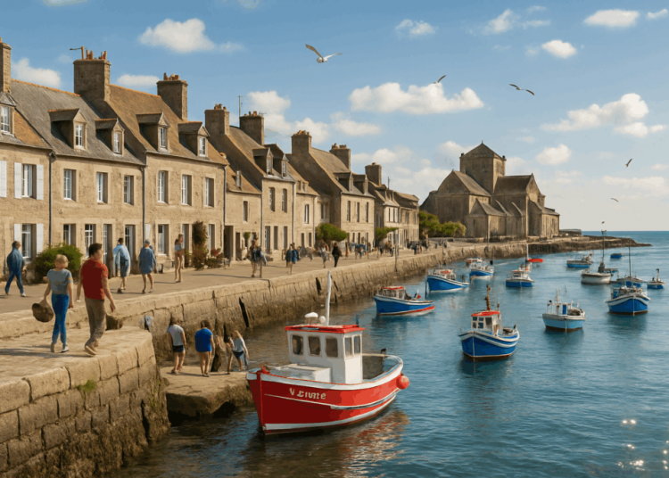 Dans la Manche, ce plus beau village de France normand dévoile un port authentique au bord de la mer