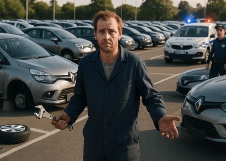 Il a démonté les pneus de 120 Renault Clio, la justice le prive de … sa propre Clio