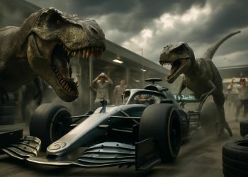 Les dinosaures de Jurassic World croque Brad Pitt et sa F1, démarrage en trombe au box-office