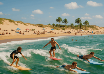 Plage à Hossegor : Surf et détente sur la côte landaise