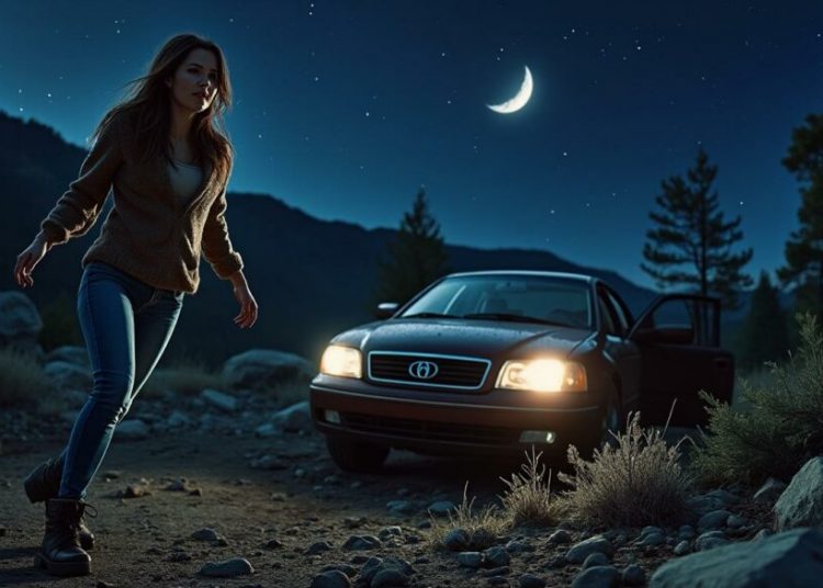 Aventure nocturne : une voiture retournée, mais un miracle pour la conductrice