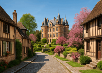 Dans l’Eure, ce plus beau village de France normand médiéval charme par son château Renaissance