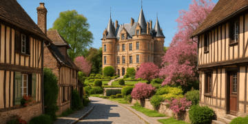 Dans l’Eure, ce plus beau village de France normand médiéval charme par son château Renaissance