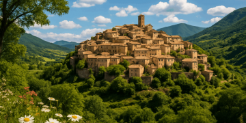 Dans la Drôme, ce plus beau village de France drômois perché conjugue nature et pierres dorées (Châtillon-en-Diois)