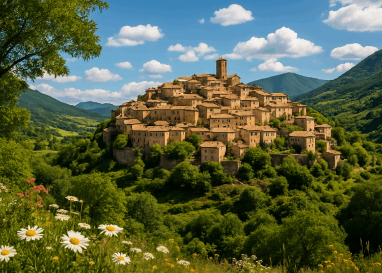 Dans la Drôme, ce plus beau village de France drômois perché conjugue nature et pierres dorées (Châtillon-en-Diois)