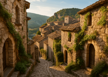 En Ardèche, ce plus beau village de France ardéchois perché émerveille par ses ruelles taillées dans le roc