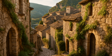 En Ardèche, ce plus beau village de France ardéchois perché émerveille par ses ruelles taillées dans le roc