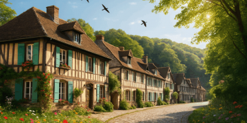 En Normandie, ce plus beau village de France offre une escale bucolique au cœur d’une forêt enchantée