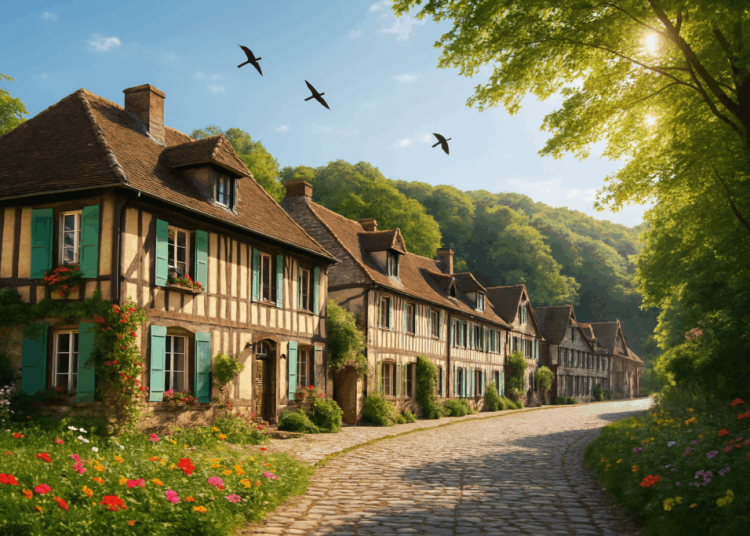 En Normandie, ce plus beau village de France offre une escale bucolique au cœur d’une forêt enchantée