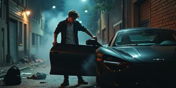 Un adolescent audacieux échoue dans sa tentative de vol de voiture et finit sa course contre un mur