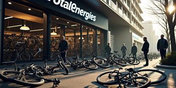 Une hémorragie à deux roues : TotalEnergies victime d’un vol de 300.000 € de vélos