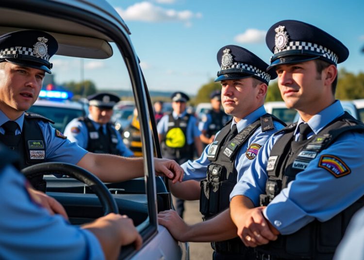 Contrôle routier surprise : 78 automobilistes interceptés en un temps record sur la N4 pour excès de vitesse et manque de permis !