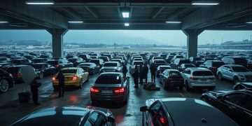 Démantèlement d’un parking clandestin près de l’aéroport : plus de 200 voitures saisies dans une vaste arnaque