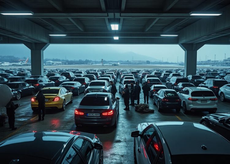 Démantèlement d’un parking clandestin près de l’aéroport : plus de 200 voitures saisies dans une vaste arnaque