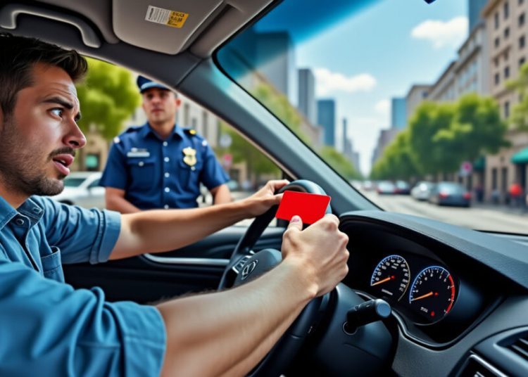 Excès de vitesse en milieu urbain : Un automobiliste de 110 km/h se voit retirer son permis immédiatement, un véritable ‘CARTON ROUGE’ !