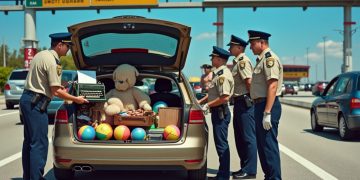 Inattendu au péage : les trouvailles surprenantes des gendarmes dans les coffres des voitures