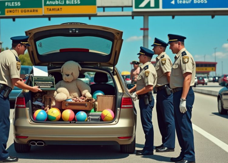 Inattendu au péage : les trouvailles surprenantes des gendarmes dans les coffres des voitures