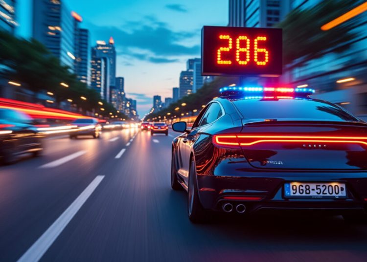 Les nouvelles voitures-radar pointent 286 infractions de vitesse : un rapport alarmant pour les autorités