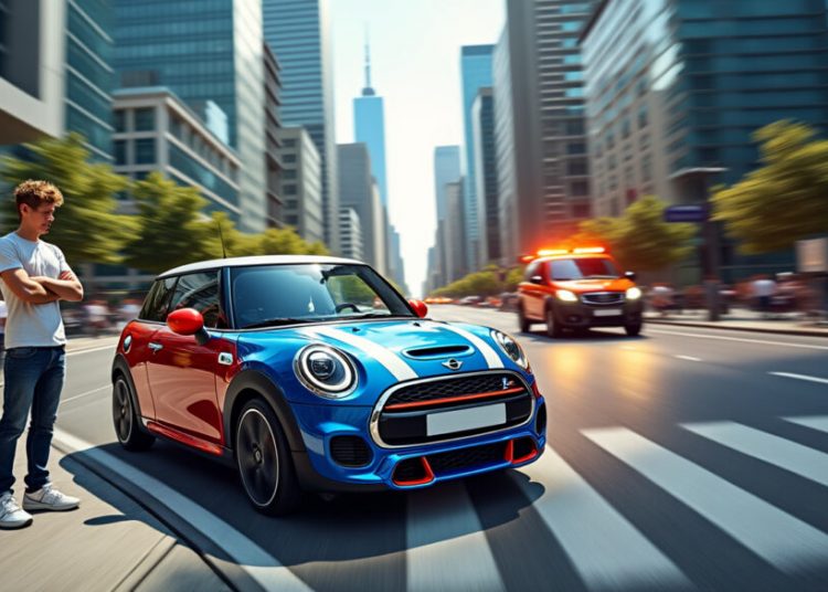 Rattrapé par la vitesse au volant de sa Mini Cooper, son séduisant véhicule se retrouve immobilisé par la fourrière