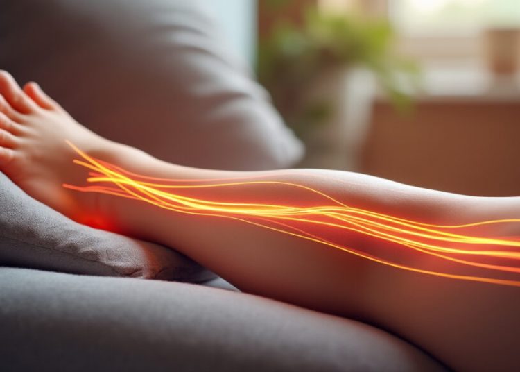 Sensation de chaleur dans la jambe sans douleur : causes possibles et solutions