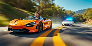 Sous l’influence du cannabis, il dépasse les limitations de vitesse et traverse une ligne continue devant les autorités