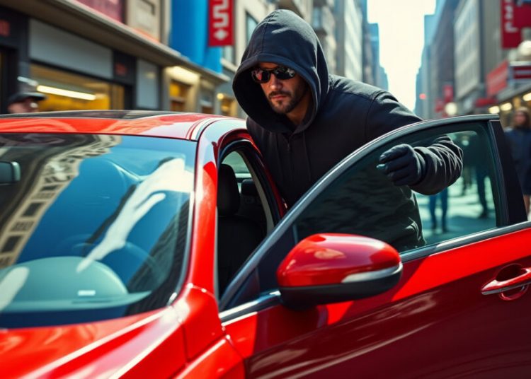 Un individu s’empare d’un véhicule avant de prendre la fuite