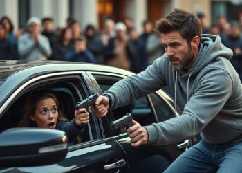 Un père héroïque neutralise une conductrice armée lors d’une confrontation inattendue