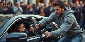 Un père héroïque neutralise une conductrice armée lors d’une confrontation inattendue