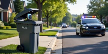 Une astuce étonnante des forces de l’ordre : des radars dissimulés dans une poubelle pour surprendre les conducteurs