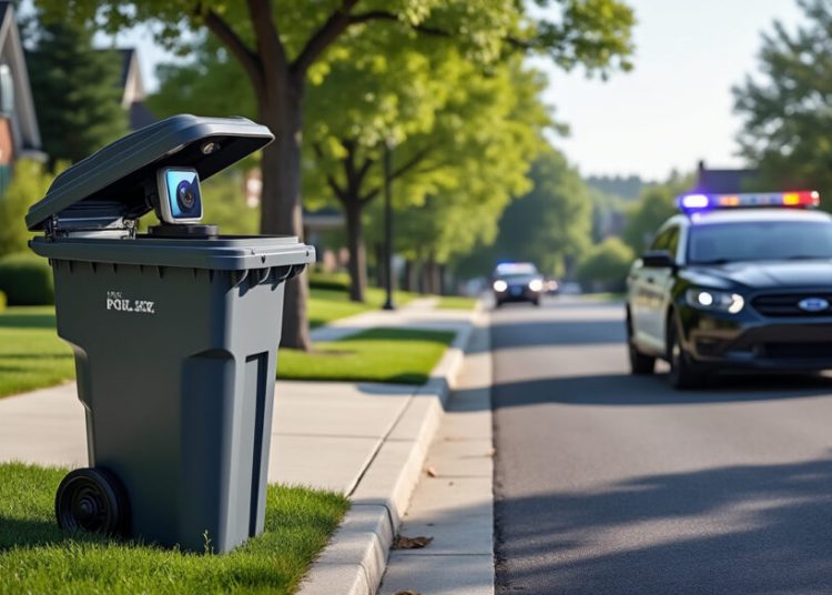 Une astuce étonnante des forces de l’ordre : des radars dissimulés dans une poubelle pour surprendre les conducteurs