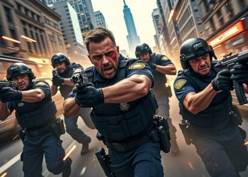 Une course-poursuite dramatique : six policiers blessés dans un affrontement inattendu