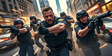 Une course-poursuite dramatique : six policiers blessés dans un affrontement inattendu