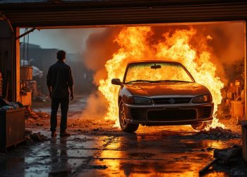 Une voiture en flammes dans le garage : l’assurance refuse de couvrir les dégâts