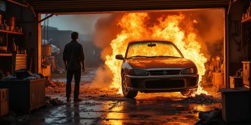 Une voiture en flammes dans le garage : l’assurance refuse de couvrir les dégâts