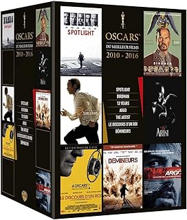 Oscars du Meilleur Film 2010 - 2016 : Spotlight + Birdman + 12 Years a Slave + Argo + The Artist + Le Discours d'un Roi + Démineurs - Coffret DVD