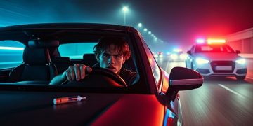 Contrôle routier : un automobiliste pris en flagrant délit à 180 km/h au volant d’une Audi RS3, sous l’influence de drogues dures