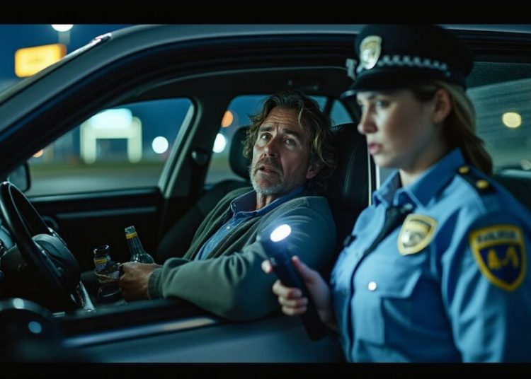 Éveillé en état d’ivresse : un automobiliste contrôlé avec plus de 2g d’alcool dans le sang