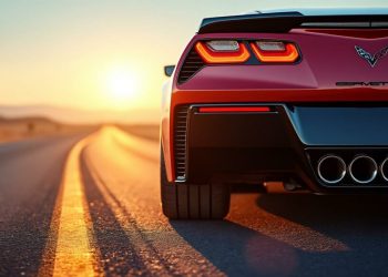 Les températures élevées d’une Corvette ZR1 : un défi pour son pare-chocs arrière