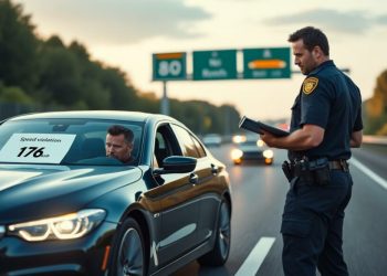 Puni sur-le-champ : un conducteur excédé à 176 km/h sur une route à 80 km/h perd son permis