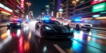 Rattrapé par la justice : un conducteur sans permis engagé dans une course-poursuite nocturne haletante