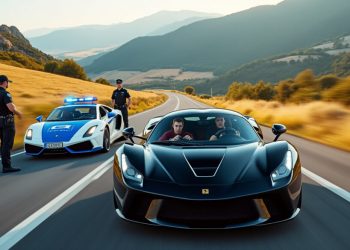 Un automobiliste pris en flagrant délit de grande vitesse, un métier surprenant qui intrigue les gendarmes