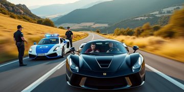 Un automobiliste pris en flagrant délit de grande vitesse, un métier surprenant qui intrigue les gendarmes