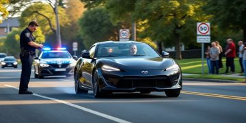 Un conducteur pris en flagrant délit à plus de 110 km/h sur une route où la vitesse est limitée à 50 : un acte qui exaspère les forces de l’ordre