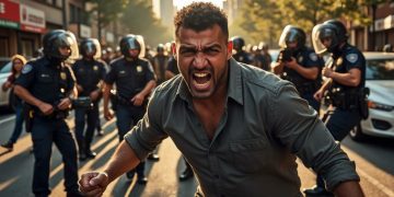 Un incident inattendu : un homme réagit violemment à un rappel des forces de l’ordre, la justice entre en scène