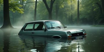 Une Renault 18 émerge des eaux d’un étang breton, ranimant les souvenirs d’une disparition mystérieuse datant de trois décennies