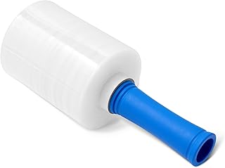 Amazon Basics Rouleau de Film Étirable, 12,7 cm x 304,8 m, 1 Rouleau Avec 1 Poignée, Transparent