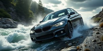 Une voiture frôle la catastrophe après un choc violent : évite de justesse une plongée dans la rivière !